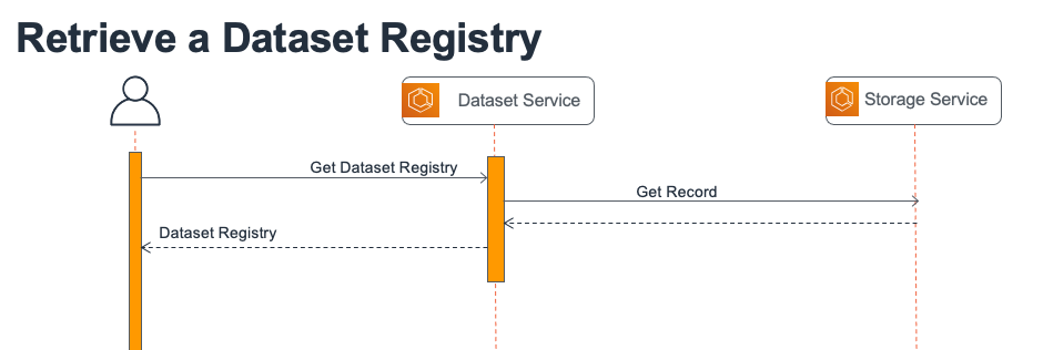 OSDU Dataset Service getDatasetRegistry
